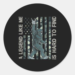 Adesivo Pé Grande Sasquatch Uma Lenda Como Eu É Difícil De