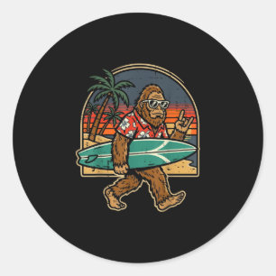 Adesivo Pé grande surfista rock mão sasquatch roqueiro hom