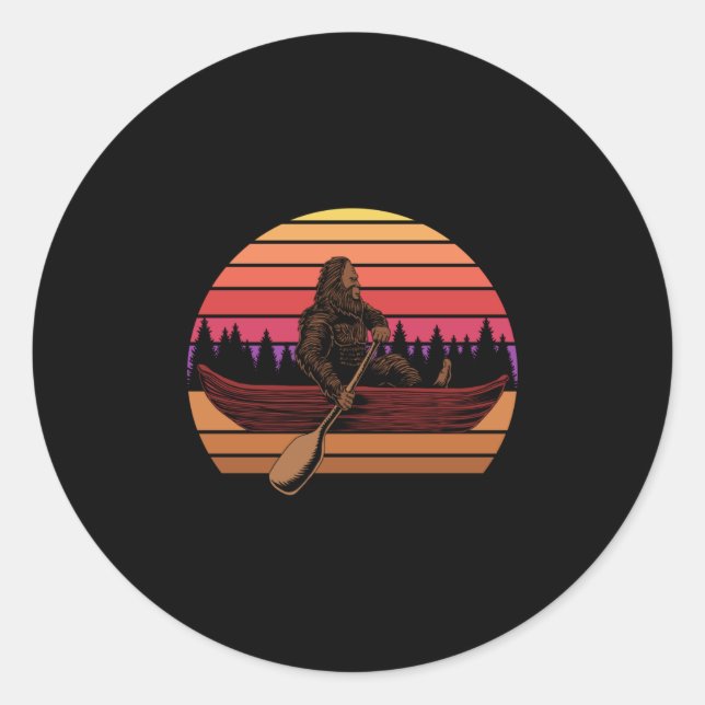 Adesivo Pé-Grande-Vintage Retroativo Em Canoa (Frente)