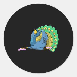Adesivo Pea Dancing Ballerina Bird Balé Dancer Figurume