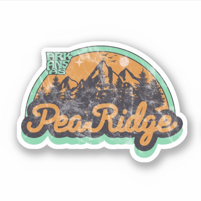 Adesivo Pea Ridge, Arkansas Sticker (Frente)