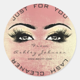 Adesivo Pêac Rosa Bela Lâmina Lash Makeup Cleaner