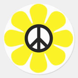 Adesivo Peace Daisy Sticker