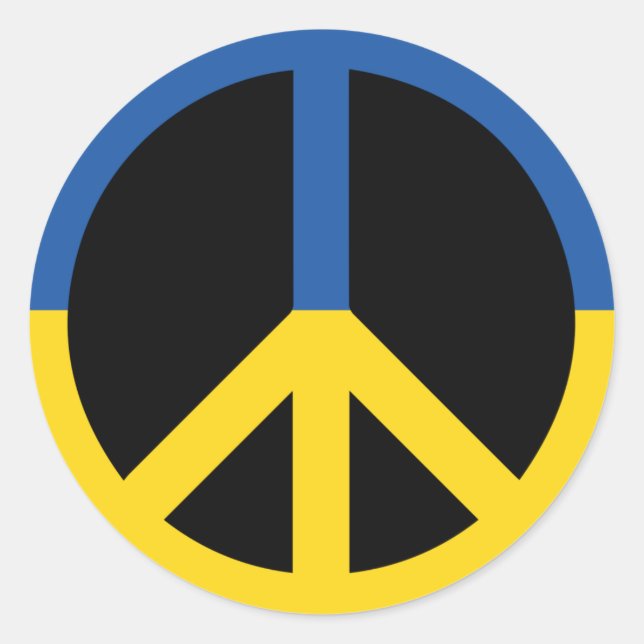 Adesivo peace for ukraine (Frente)
