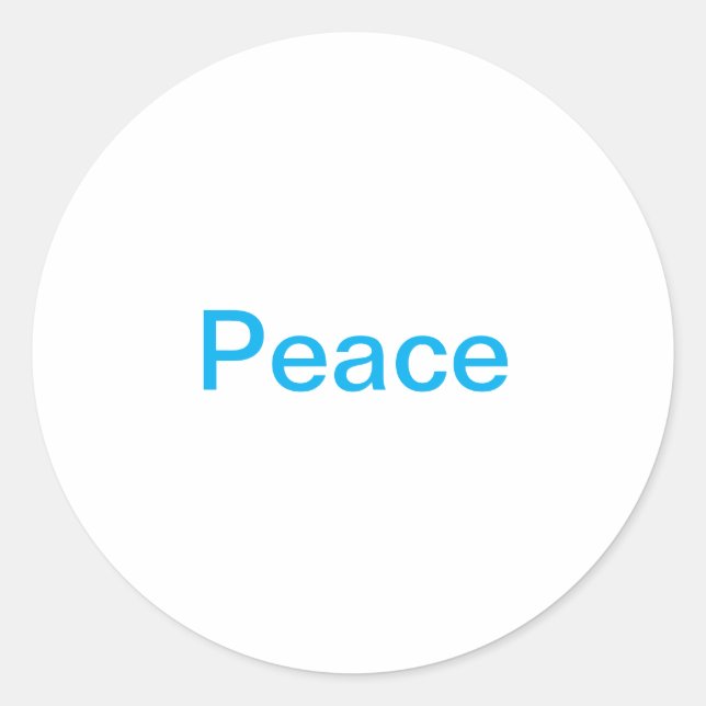 Adesivo Peace Jeff Hankamer Artjunkhaus Loving Splash-Art (Frente)