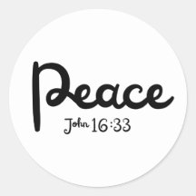 Peace John 16:33