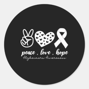Adesivo Peace Love Cure Heimerheimer Heimerheimer