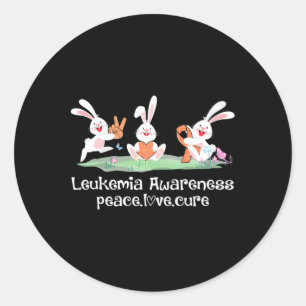 Adesivo Peace Love Cure Orange Ribbon Leukemia Sensibiliza
