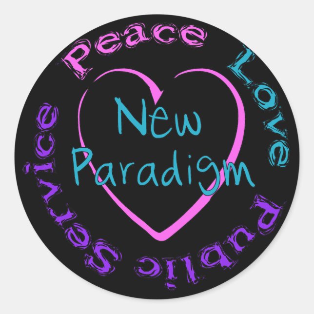 Adesivo Peace Love Service (Frente)
