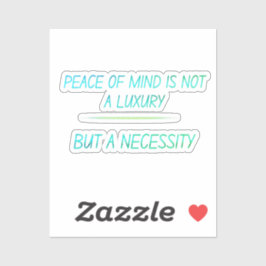 Adesivo Peace of mind