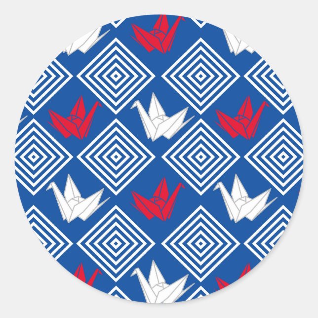 Adesivo Peace Orizuru Pattern (Frente)