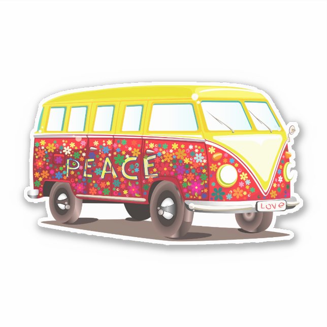 Adesivo Peace van (Frente)