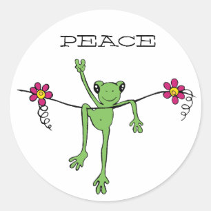 Adesivo PeaceFroggy, PAZ