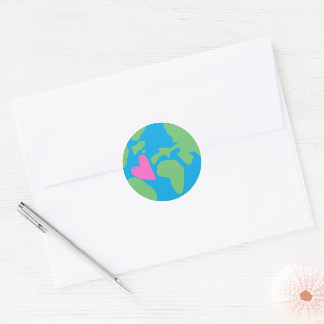 Adesivo Peaceful earth (Envelope)