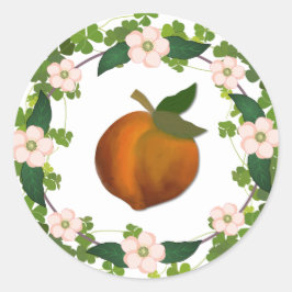 Adesivo Peach Blossom Wreath
