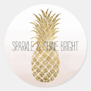 Adesivo Peach Cream Glitter Glitzy Pineapple Sparkle