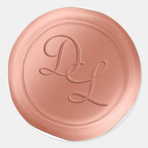 Adesivo Peach Fuzz 2 - Letra Monogramx Seal Stickers
