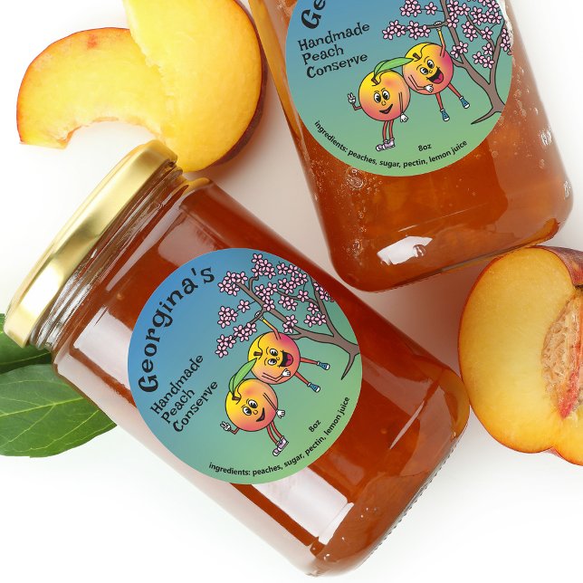 Adesivo Peach Pals Engraçado Cartoon Jam Pie e muito mais (Criador carregado)