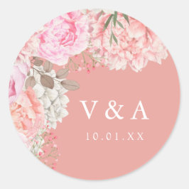 Adesivo Peach Peony Wedker Sticker