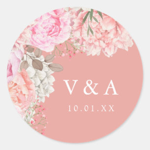 Adesivo Peach Peony Wedker Sticker