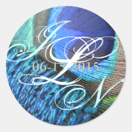 Adesivo Peacock Feather Sticker