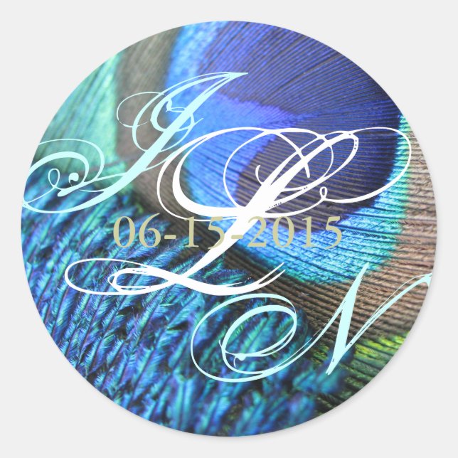 Adesivo Peacock Feather Sticker (Frente)
