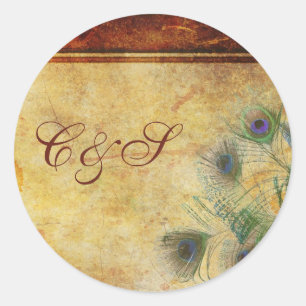 Adesivo Peacock Feather Stickers
