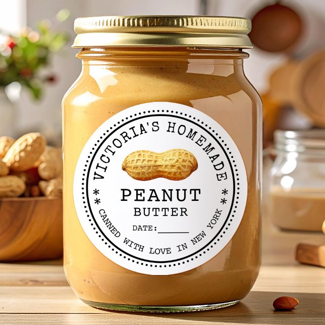 Adesivo Peanut butter canning (Criador carregado)
