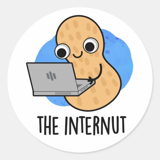 Adesivo Peanut Internet Engraçado da Internet (Frente)