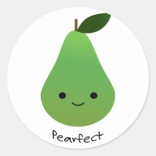 Adesivo Pearfect Cute Kawaii Pear