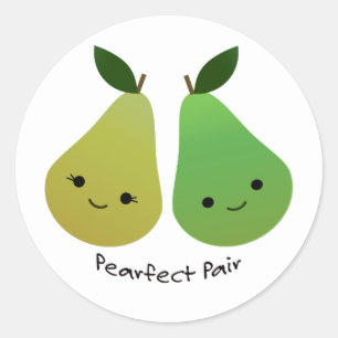 Adesivo Pearfect Pear Kawaii Pears