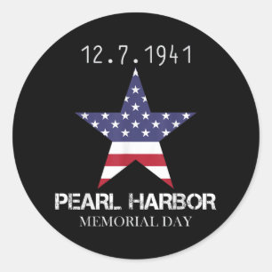 Adesivo Pearl Harbor Memorial Day Vintage