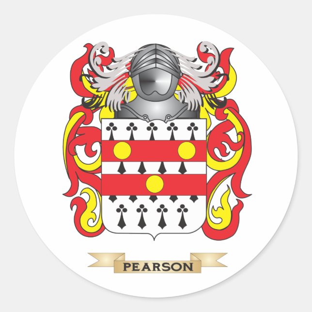 Adesivo Pearson Casaco de Armas (Crest Familiar) (Frente)