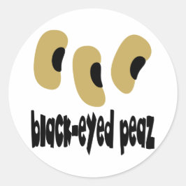 Adesivo Peaz de olhos negros