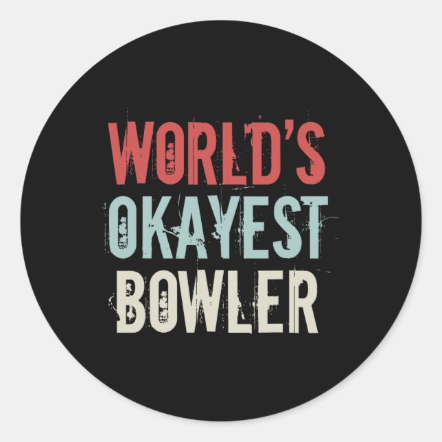 Adesivo Peça de Boliche da Tripulação do Okayer Bowler (Frente)