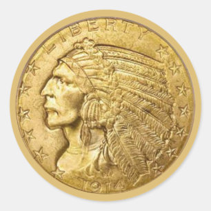 Adesivo Peça de Ouro dos EUA