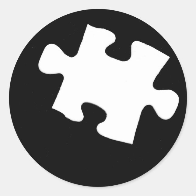 Adesivo Peça de Quebra-cabeça ausente (Frente)