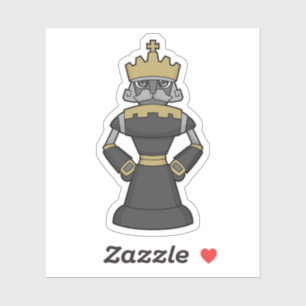 Adesivo Peça de xadrez King Crown Chess