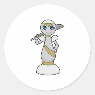 Adesivo Peça de xadrez para espadas