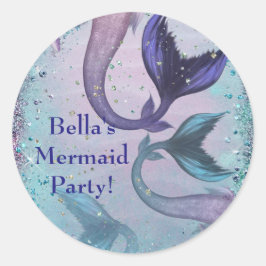 Adesivo Peças de Mermaid Party