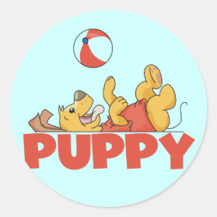 Adesivo Peças de Puppy Camisetas e presentes