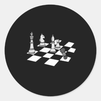 Adesivo Peças De Xadrez Do Jogador De Placa De Enxofre