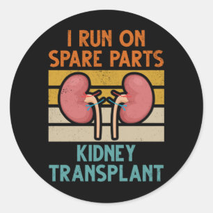 Adesivo Peças sobressalentes De Transplante Renal Vintage