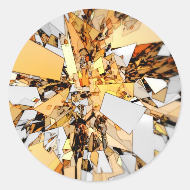 Adesivo Pedaços de Dourado (Frente)