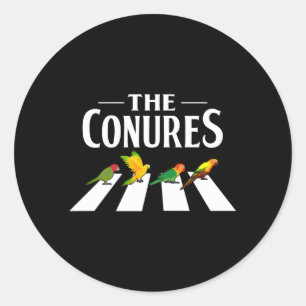 Adesivo Pedestre De Papagaio Sun Conure Para Proprietário 