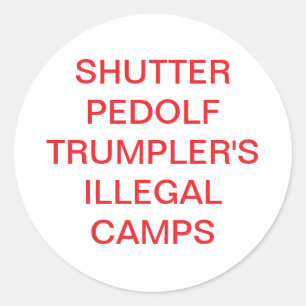 Adesivo Pedolf Trumpler Campos ilegais Hankamer Artjunkhau