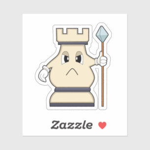 Adesivo Pedra do xadrez Rook em Chess.PNG