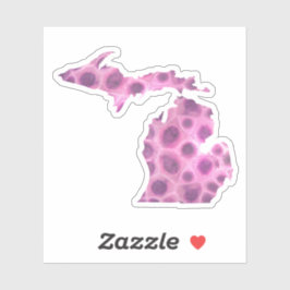 Adesivo Pedra Petoskey do Michigan | Estado do lago Excele