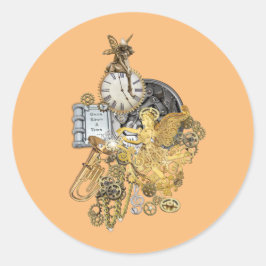 Adesivo Pedra-tempo do Steampunk