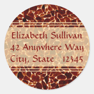 Adesivo Pedras Marrons Texturizadas